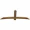 Ekena Millwork Bellingham Timber Gable Bracket, Western Red Cedar, 72"W x 30"H x 1 1/2"D x 5 1/2"F, 10/12 Pitch GBW072X30X0206BEL00SWR - alternate 4